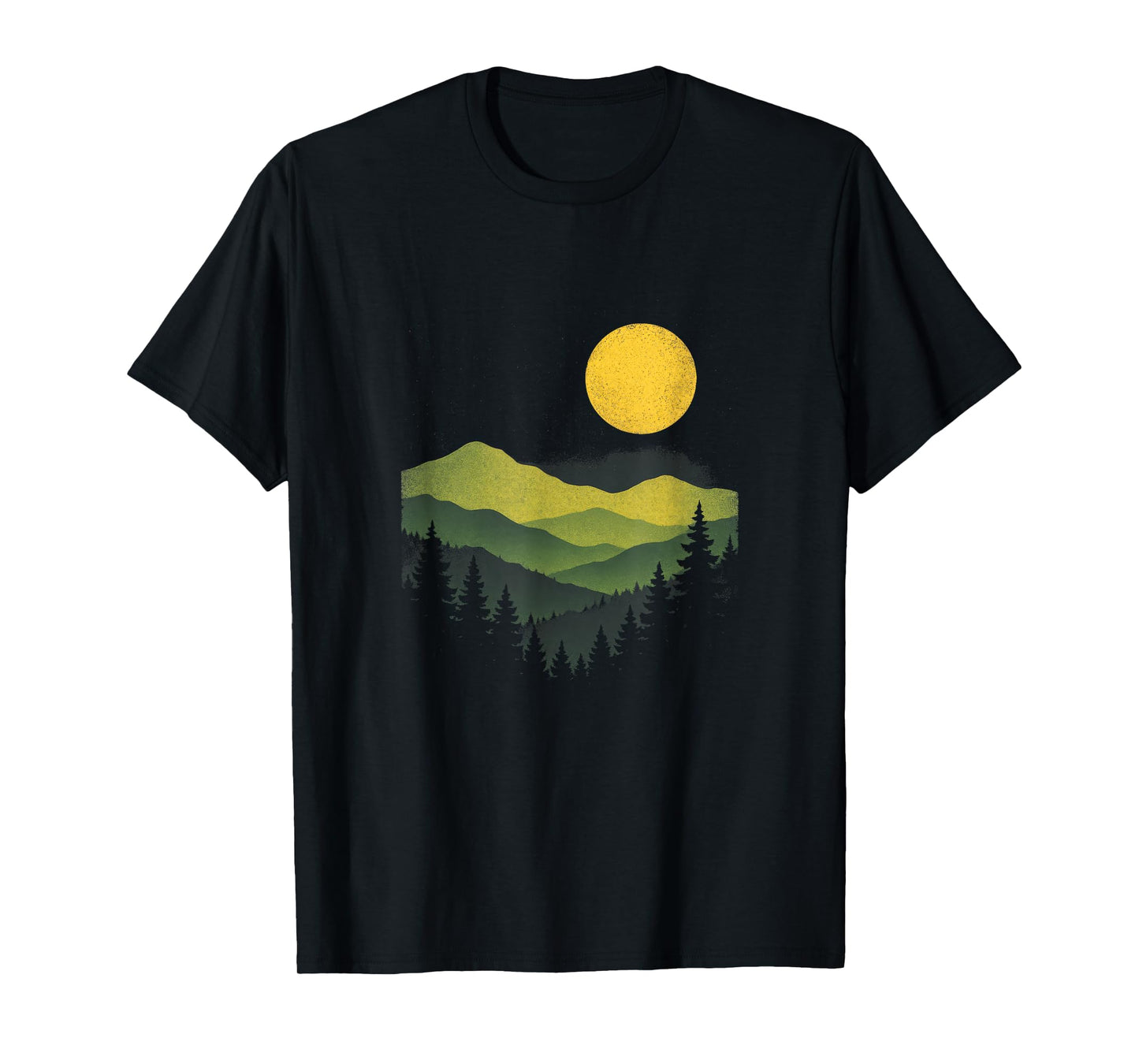 Forest Wildlife Scene - Nature Wilderness Hiking T-Shirt