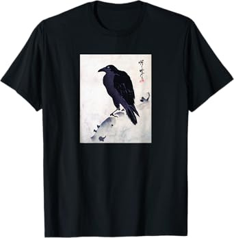 Japanese art, Japanese Kyosai Crow / Raven T-Shirt