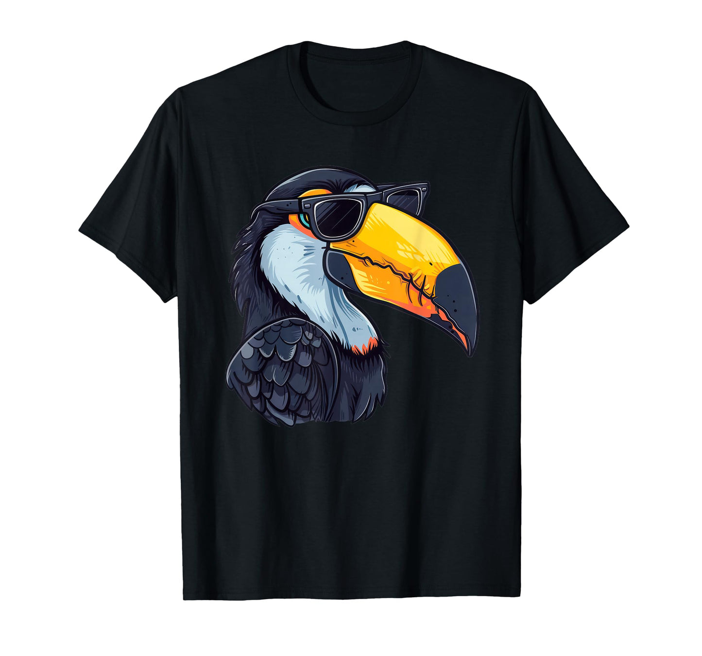 Ätoucan. Toucan Sunglasses Tucan T-Shirt, Small, Black