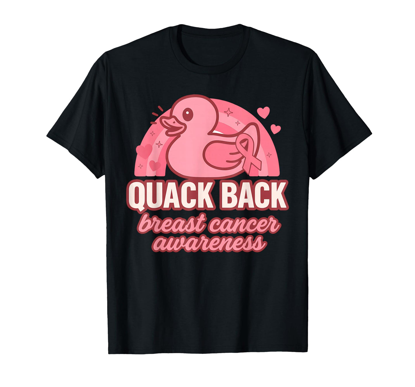 Rubber Duck Breast Cancer Awareness Month Rubber Ducky Women T-Shirt