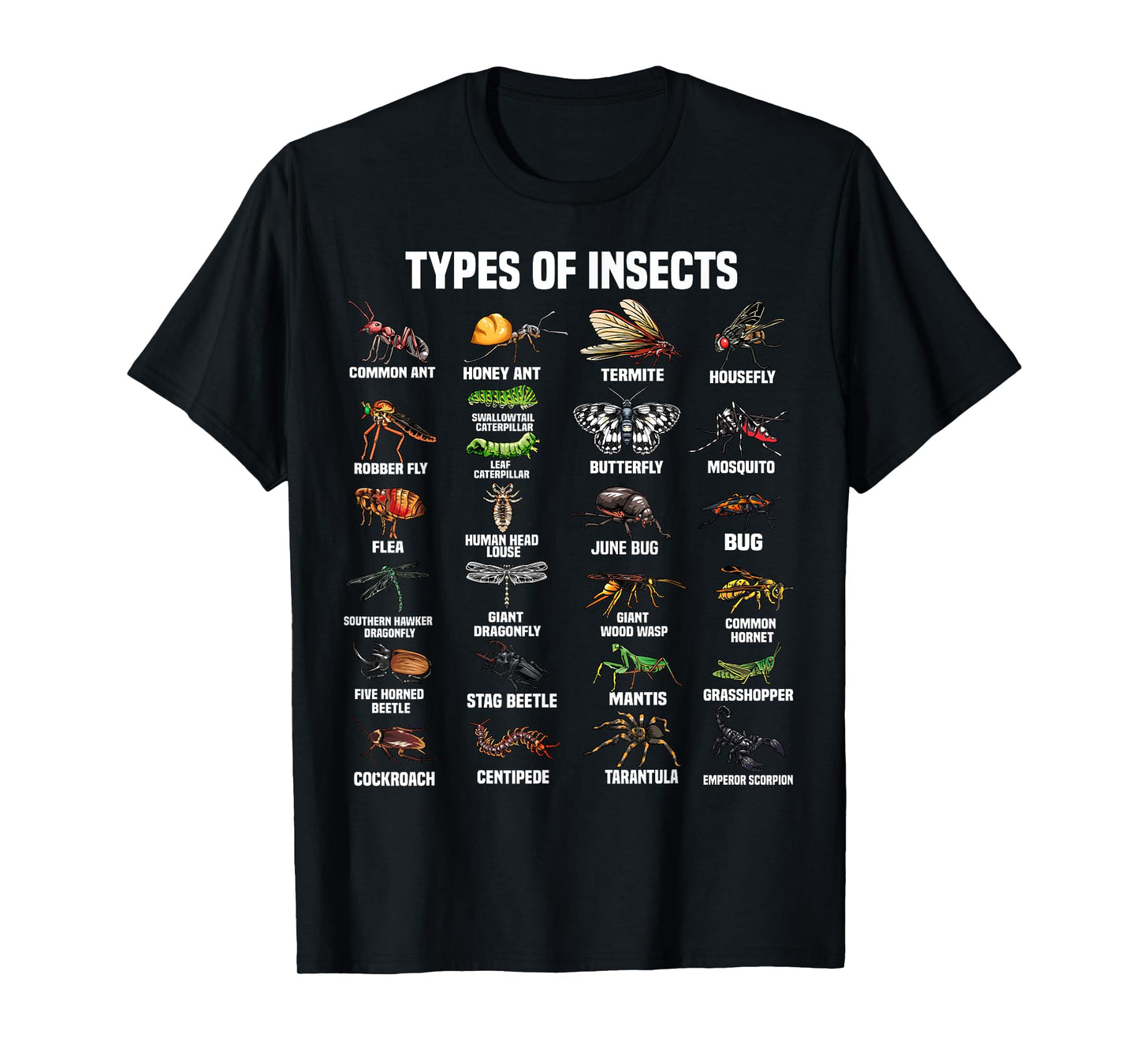 Funny Entomology Insect Bug Lover Men Women Boys Girls Kids T-Shirt