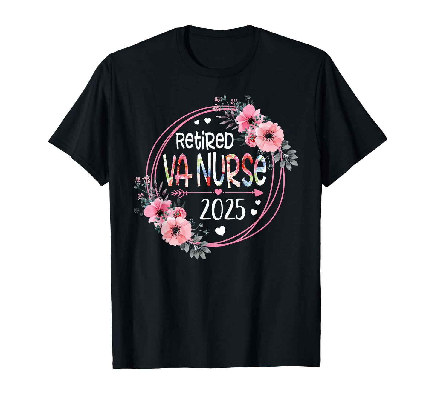 Retired VA Nurse Est 2025 Retirement Gifts RN Nurses T-Shirt