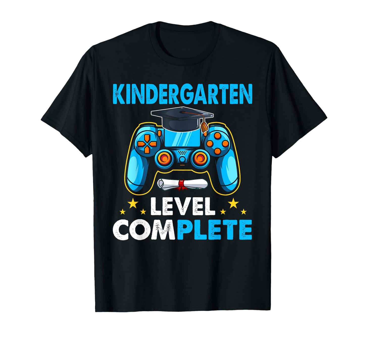 Kindergarten Level Complete Last Day Of School Graduate Boys T-Shirt