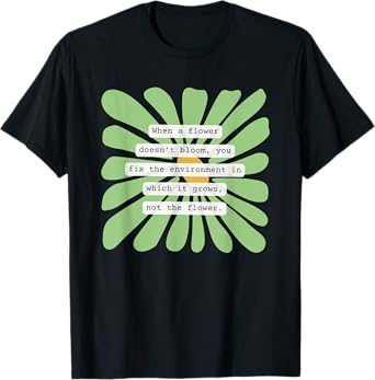 Women Environmental Behavioral Therapy Floral BCBA ABA RBT T-Shirt