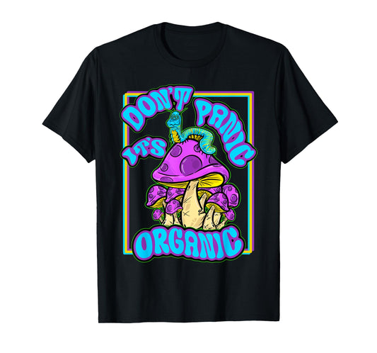 Another Small Biz Don’t Panic It’s Organic T-Shirt, Black