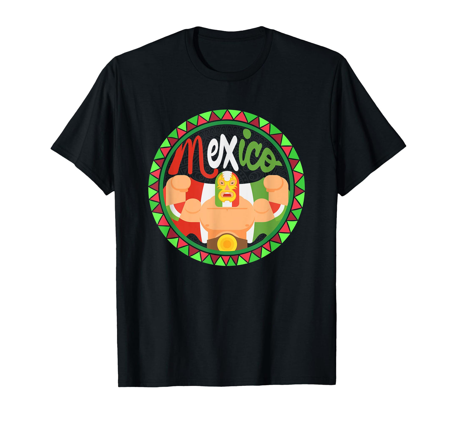 Mexican Wrestler Lucha Libre T Shirt for Mexican Wrestling