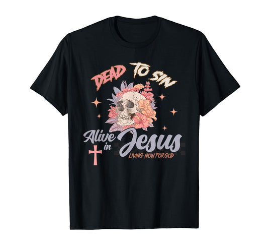 Dancing Skeleton Dry Bones Come Alive Christian Halloween T-Shirt