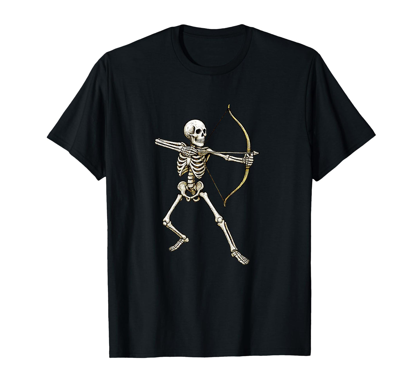 Skeleton Archer Archery Bow and Arrow T-Shirt