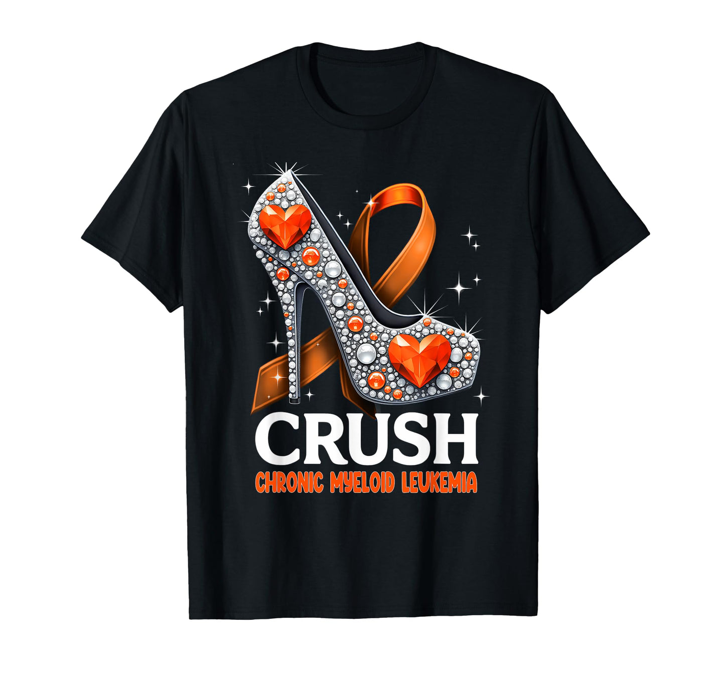 Girl Women Crush Chronic Myeloid Leukemia Awareness T-Shirt