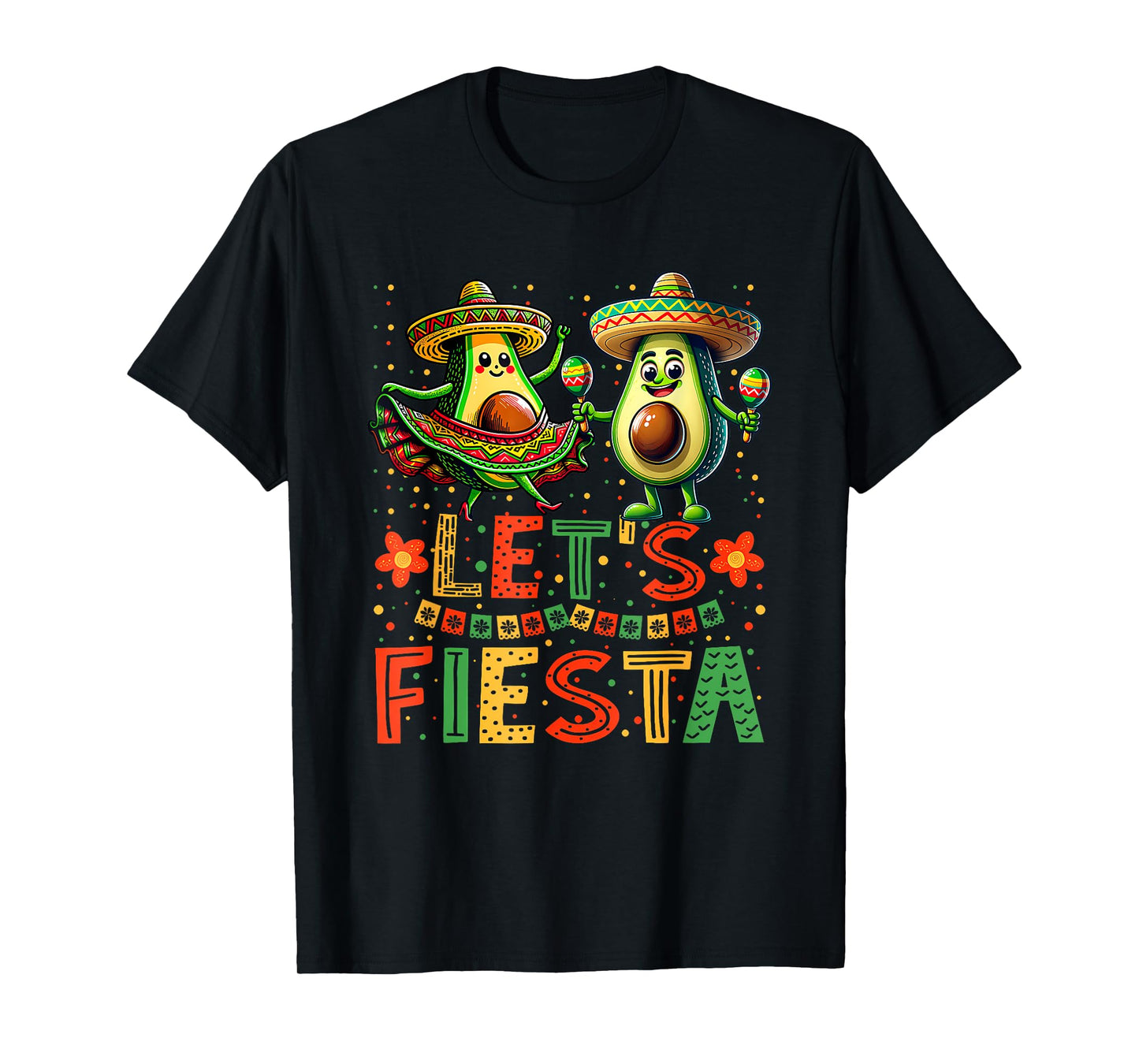 Lets Fiesta 5 Cinco De Mayo For Women Men Boys Girls Mexican T-Shirt