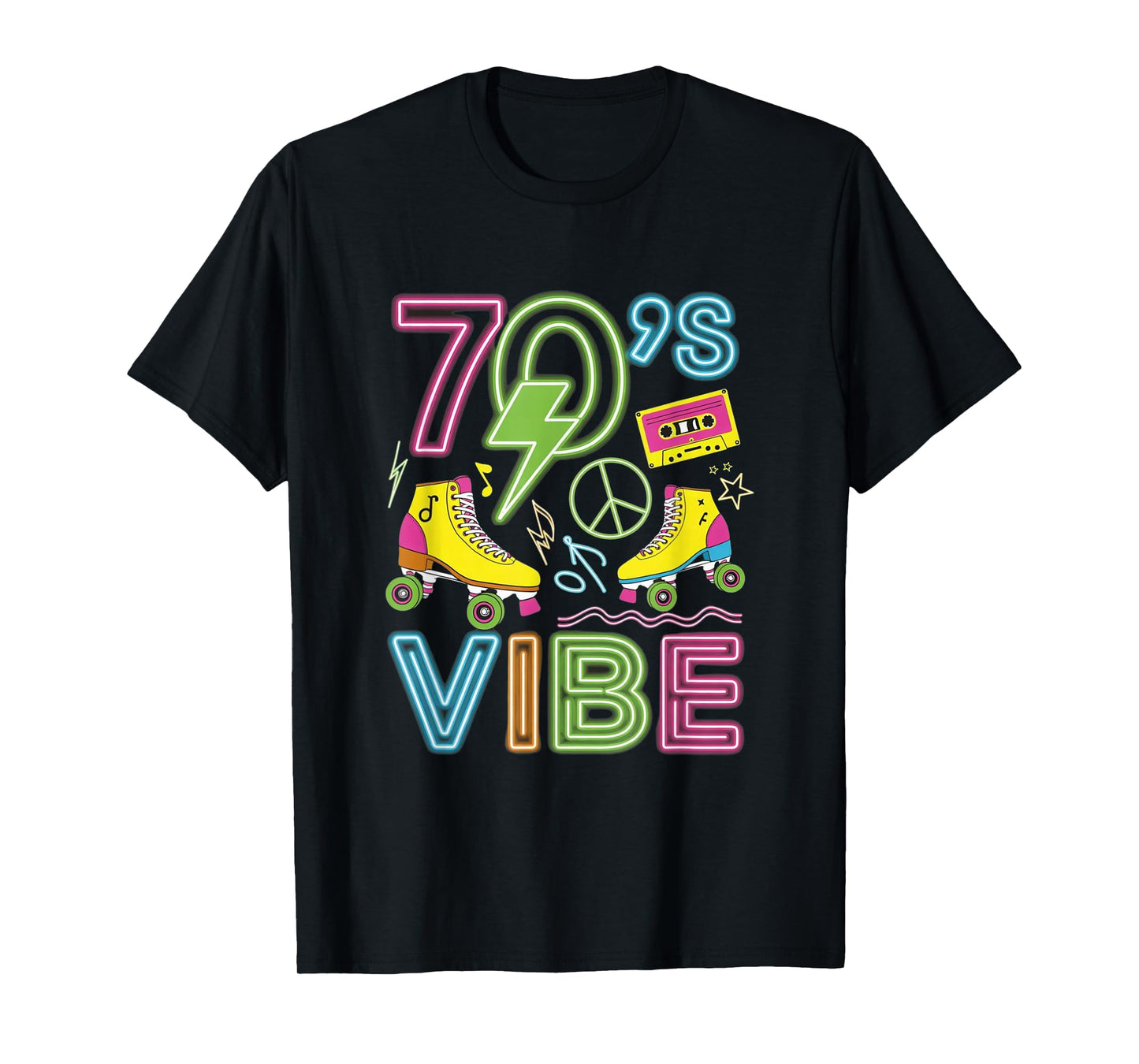 70s Vibe 1970s Fashion Theme Party Outfit Seventies Costume T-Shirt