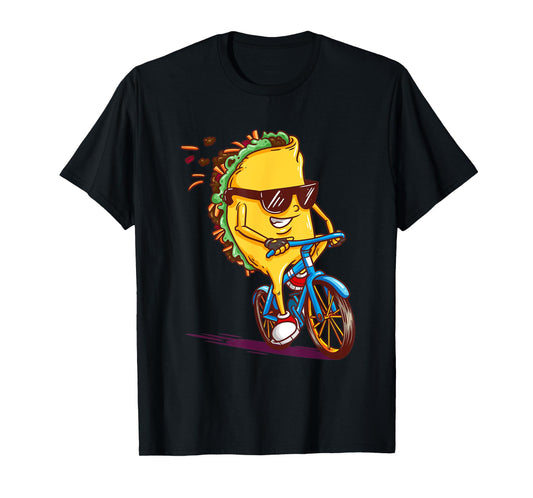 Cycling Tacos Shirt for Men Road Bike Bicycle Cyclist Gift T-Shirt