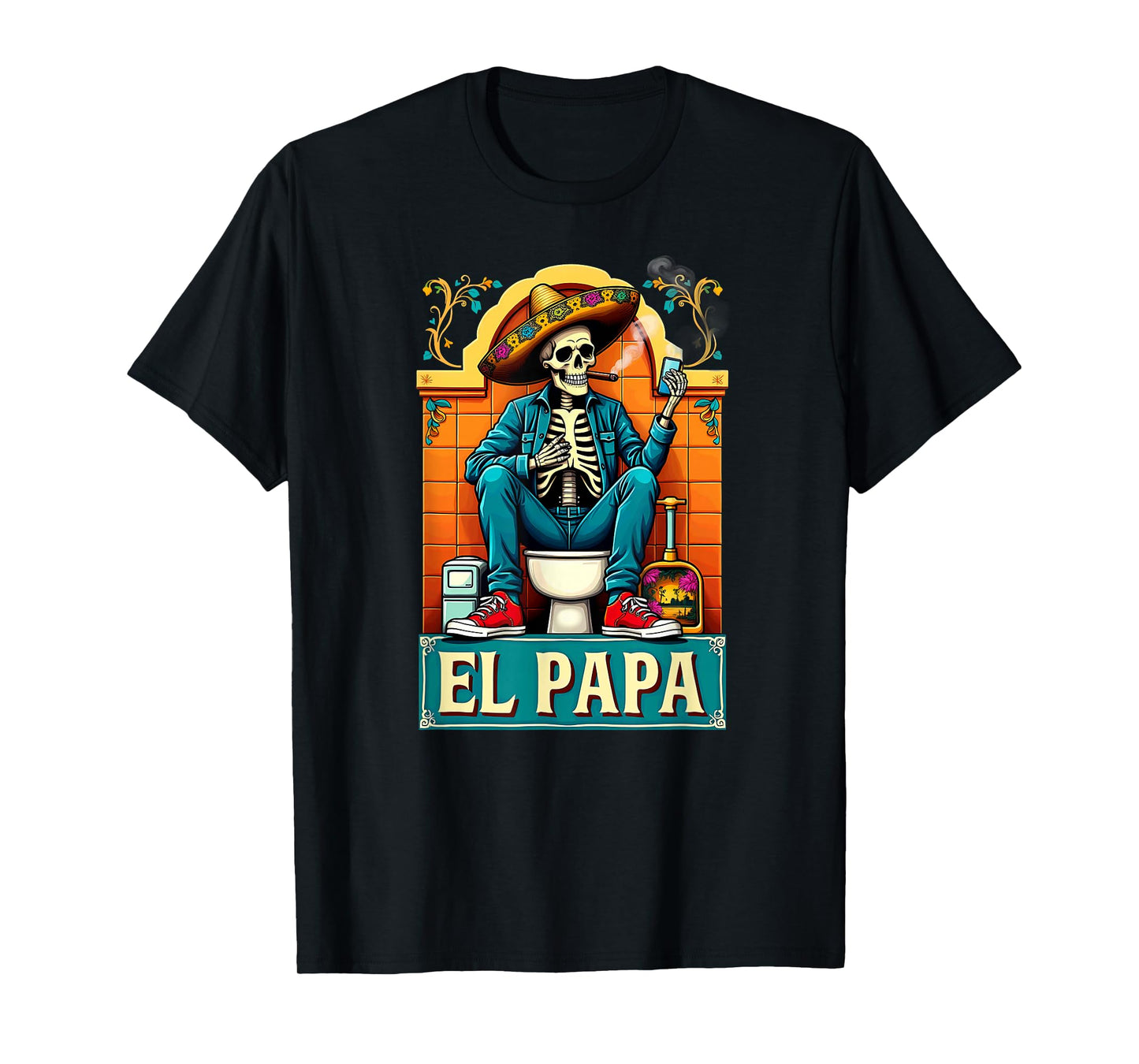 Tarot Card Spanish Mexican Dad El Papa T-Shirt