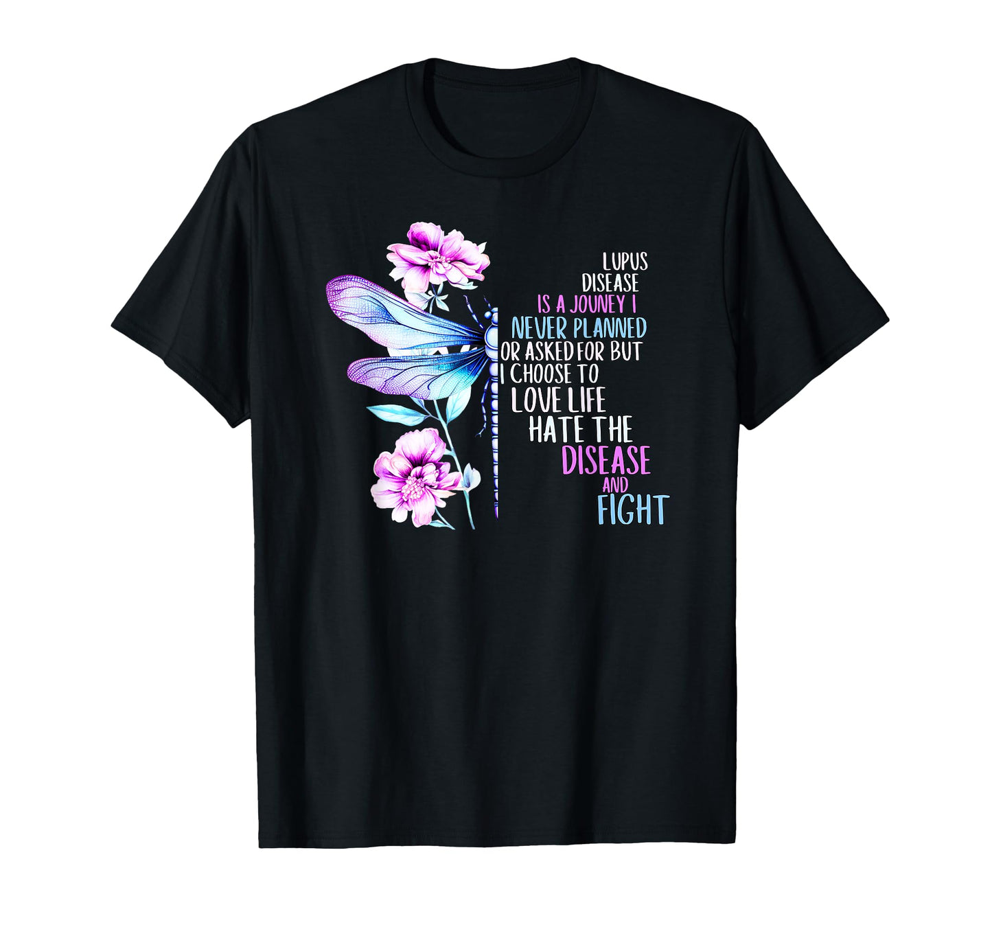 Butterfly Purple Systemic Lupus Erythematosus Awareness 2025 T-Shirt