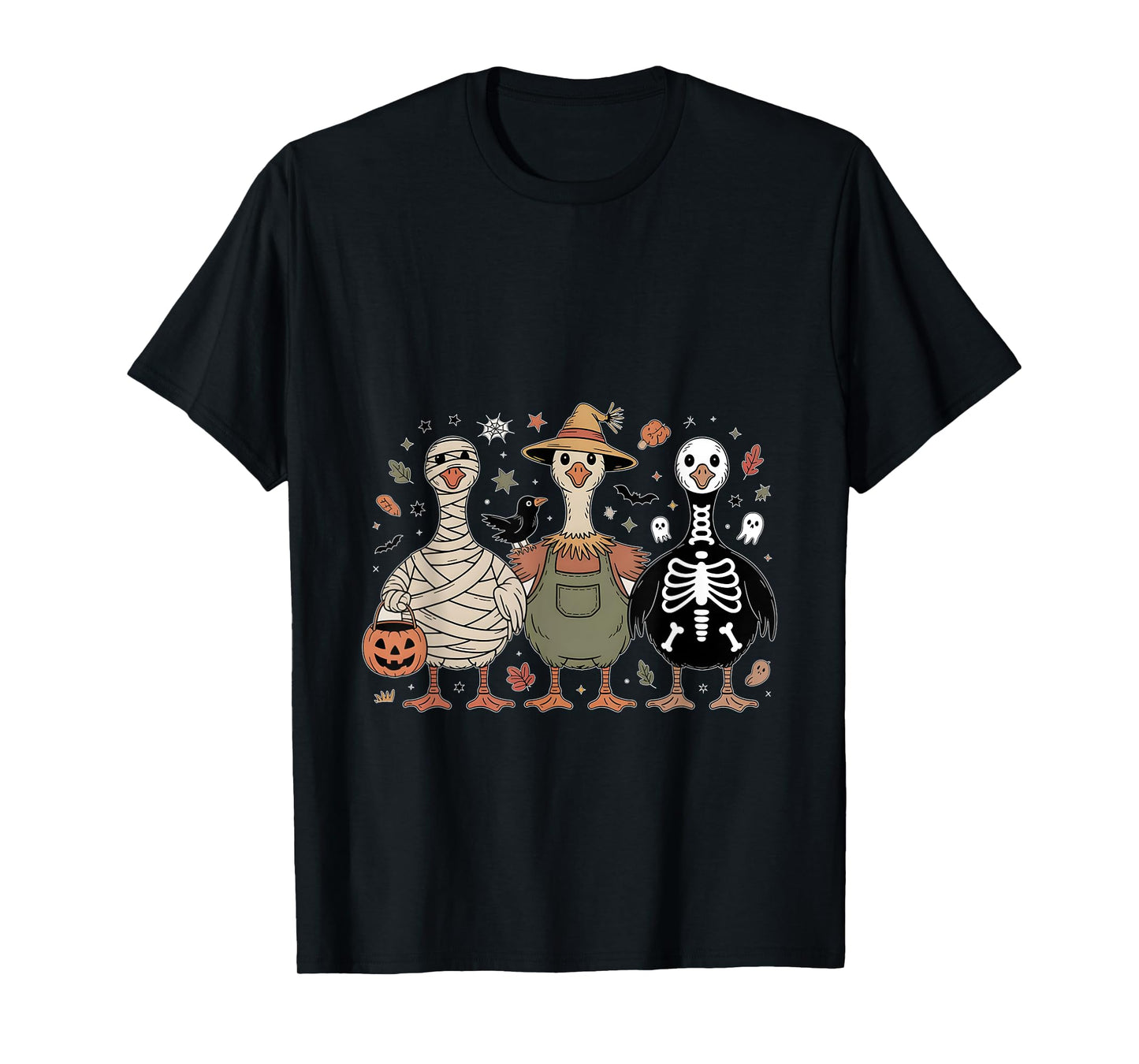 Funny Halloween Geese Shirt, Men Women Kids, Spooky Costume T-Shirt