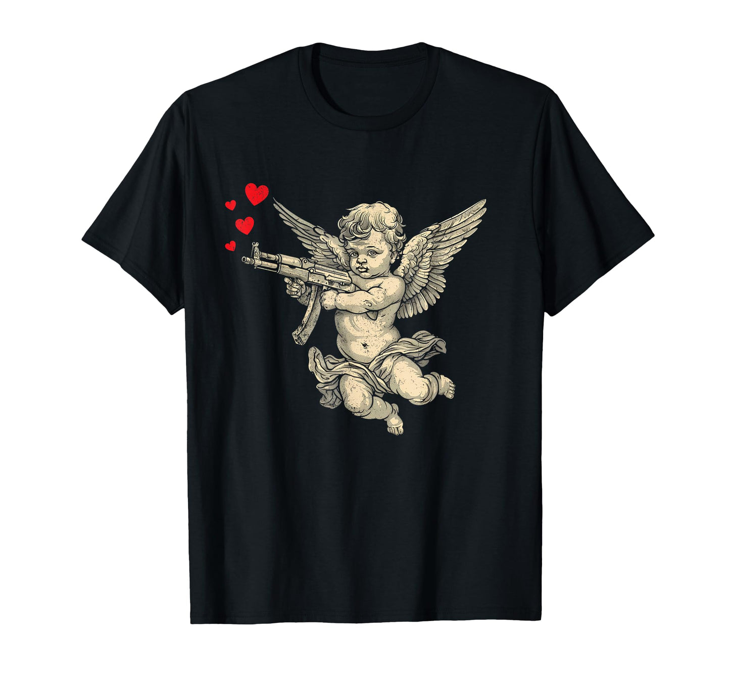 Cherub Angel Cupid Vintage Aesthetic Sarcastic Valentines T-Shirt