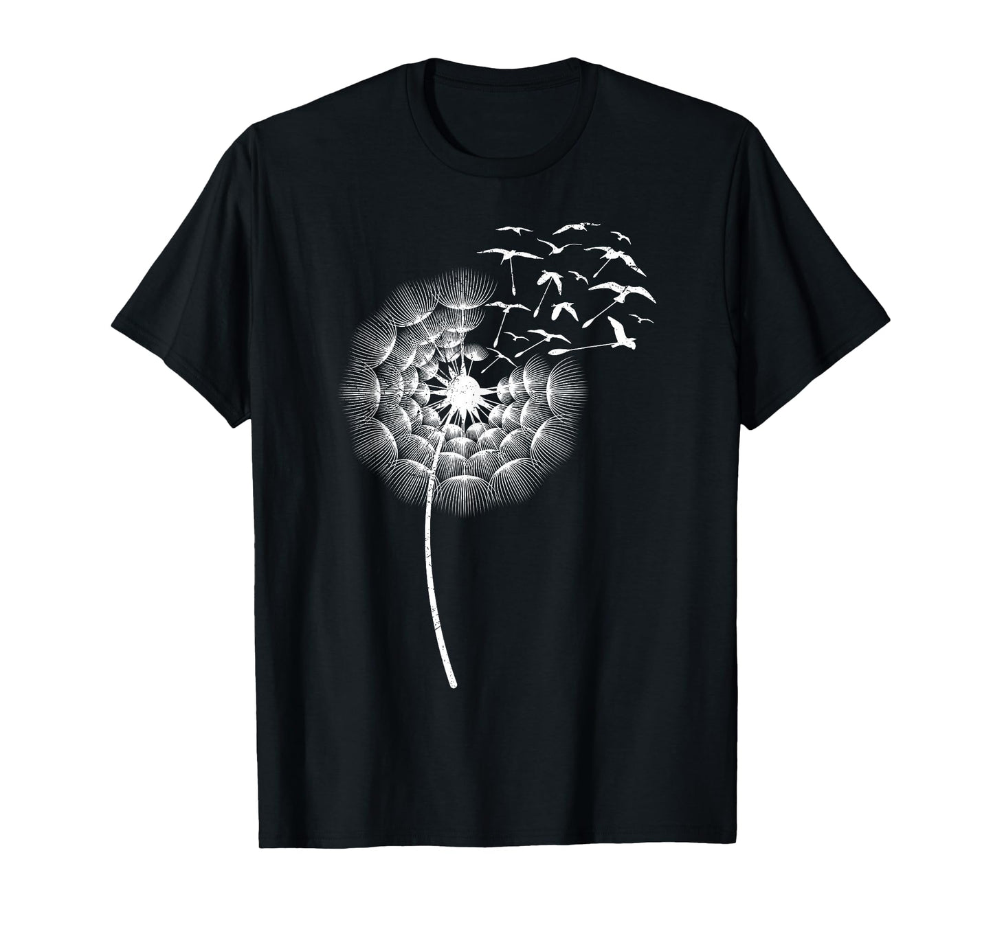 Dandelions Dove of Peace Bird lover Dandelion Birds T-Shirt