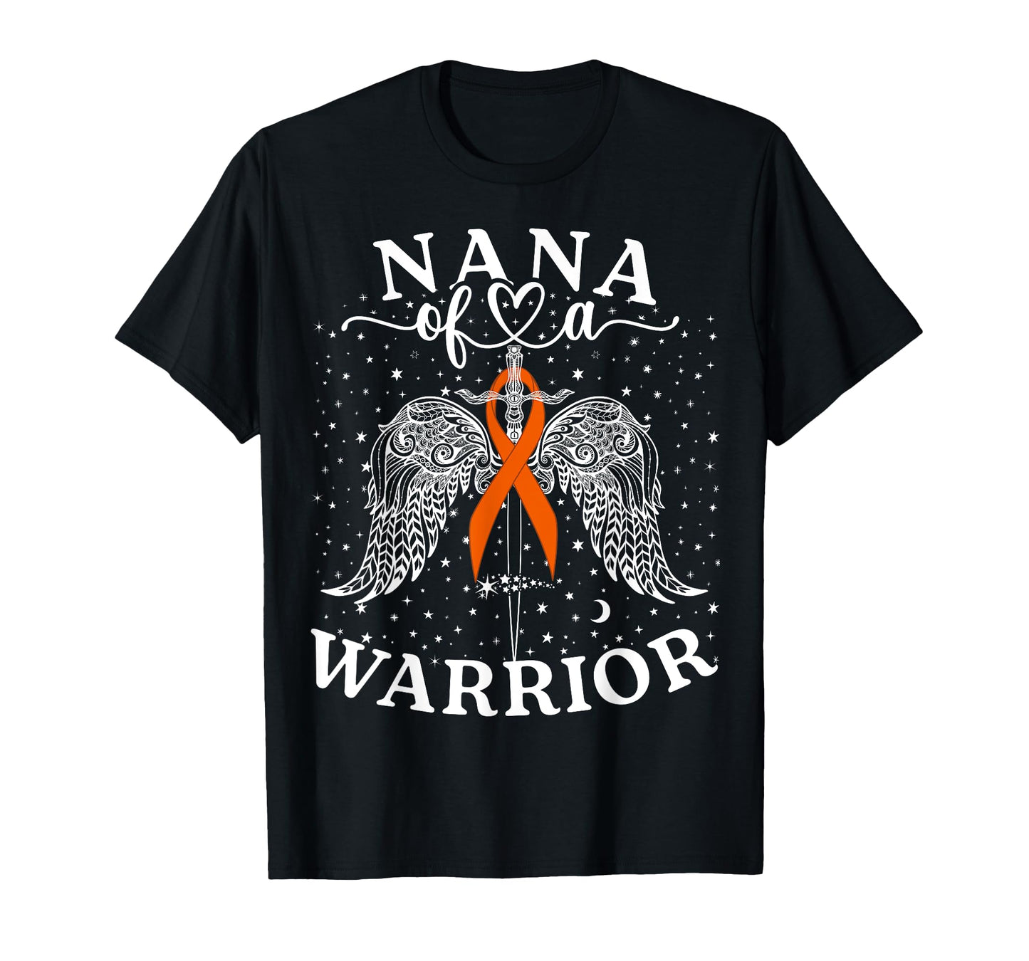 Nana Of A Warrior Leukemia Cancer Awareness Support Squad T-Shirt