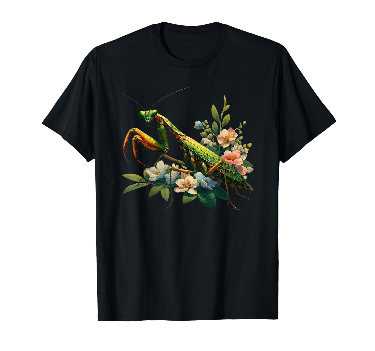 Beautiful Insect Art - Praying Mantis T-Shirt