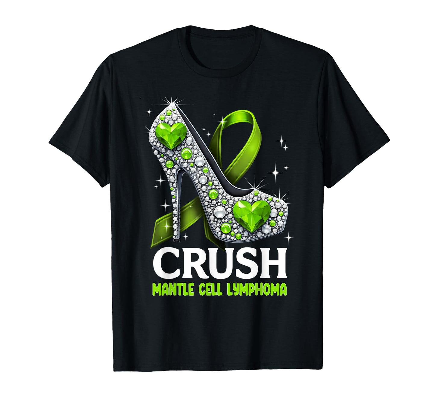 Girl Women Crush Mantle Cell Lymphoma Awareness T-Shirt