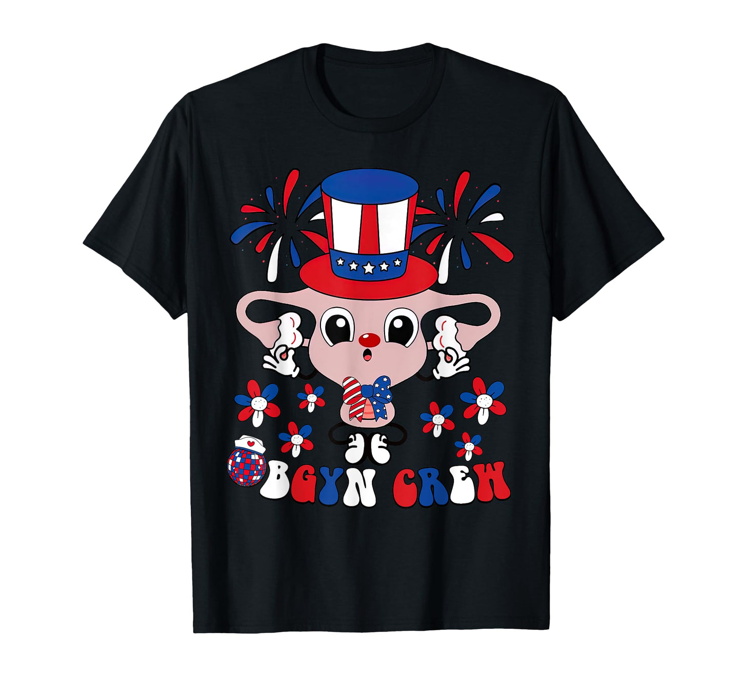 OBGYN Crew Speculum 4th Of July Obstetrics Gynecology Nurse T-Shirt