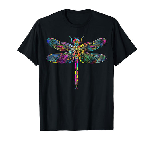 Dragonfly Flying Insects Colorful Wings Cute Dragonflies T-Shirt