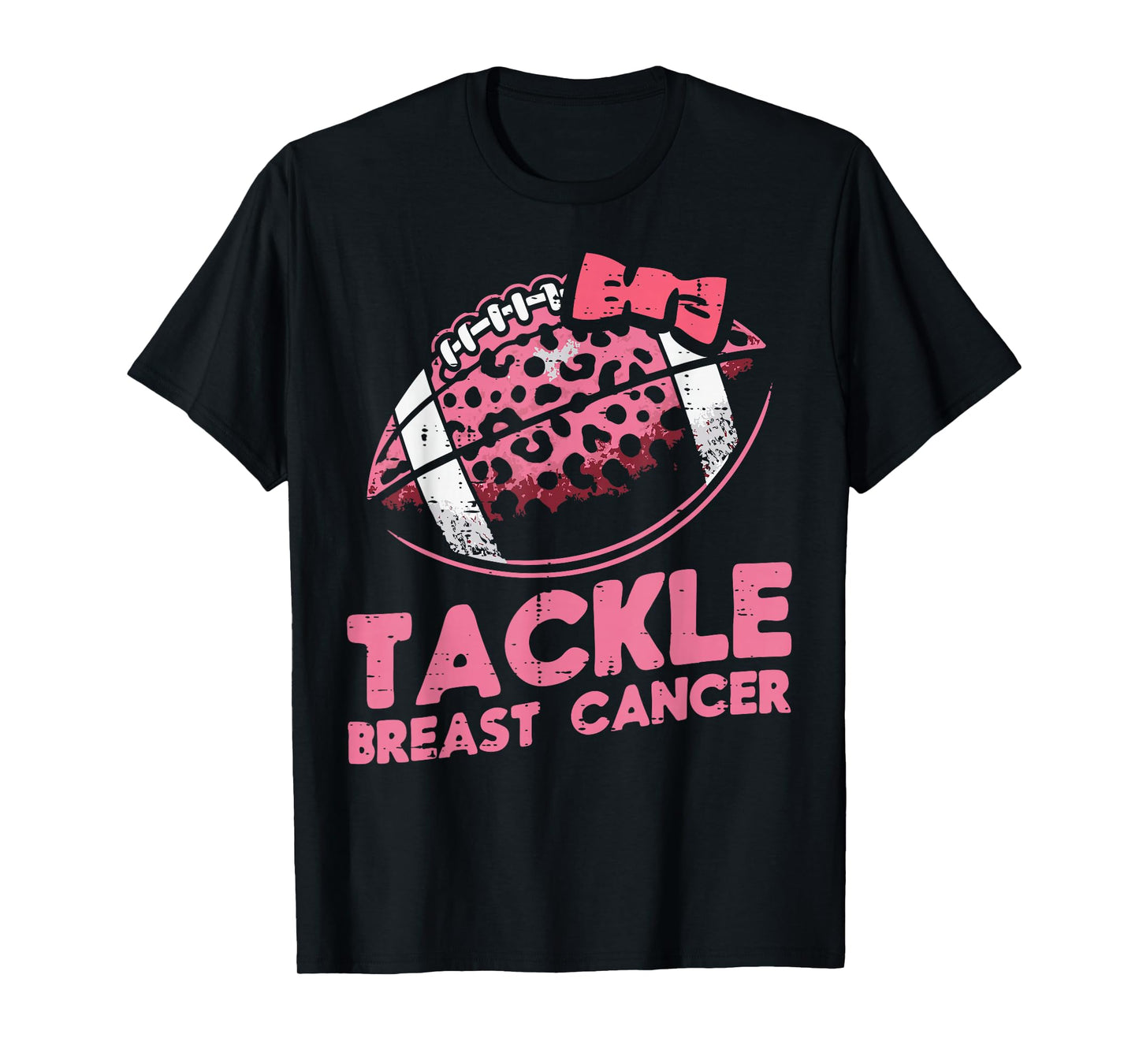 Tackle Breast Cancer American Football Aware Women Men Kids T-Shirt