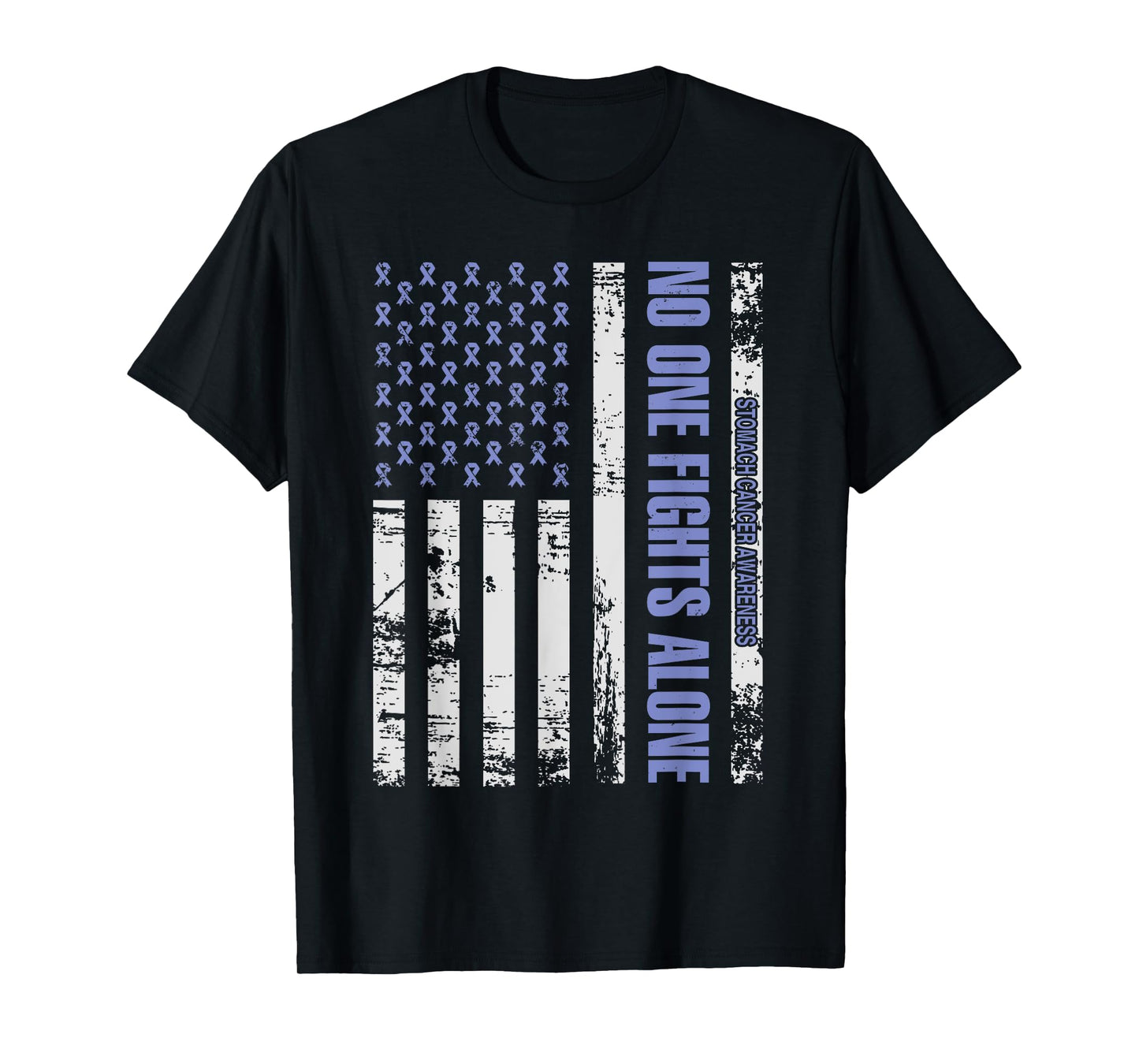 No one Fights alone Stomach Cancer awareness Shirt T-Shirt