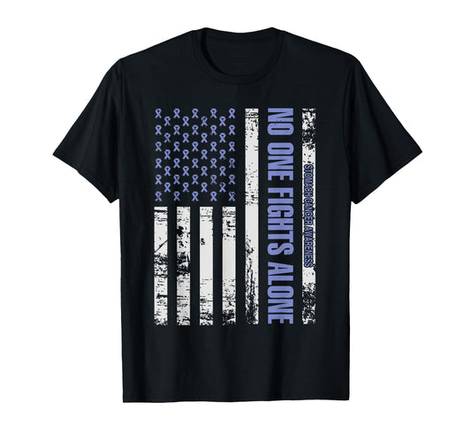 No one Fights alone Stomach Cancer awareness Shirt T-Shirt