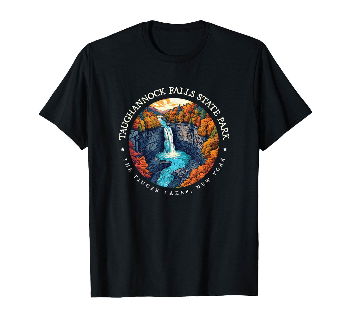 Taughannock Falls State Park Autumn Trails Finger Lakes NY T-Shirt