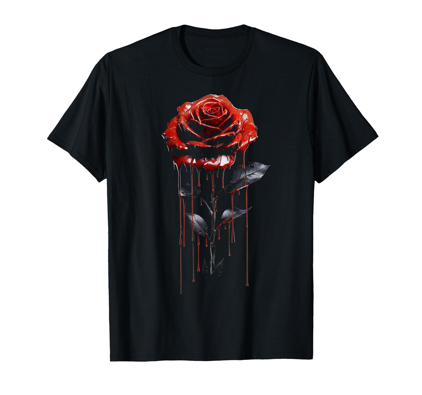 Rose Lover Artwork Graphic Motif Nature Rose T-Shirt
