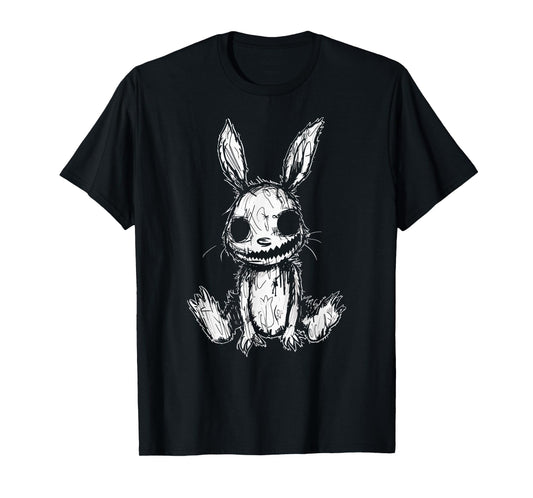 Evil Creepy Bunny Rabbit Alt Goth Grunge Horror Aesthetic T-Shirt