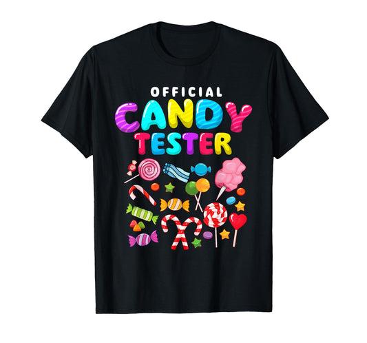Official Candy Tester - Lollipop Candy Lovers Sweets T-Shirt