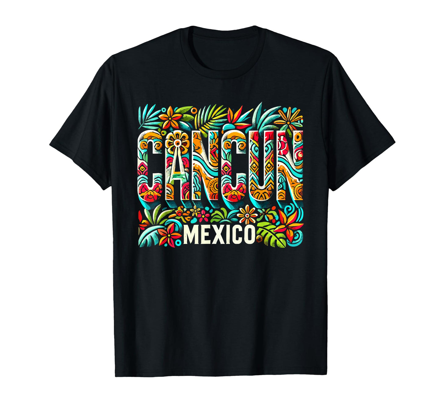 Cancun Mexico Shirt Colorful Men Women Cancun Shirt Cancun T-Shirt
