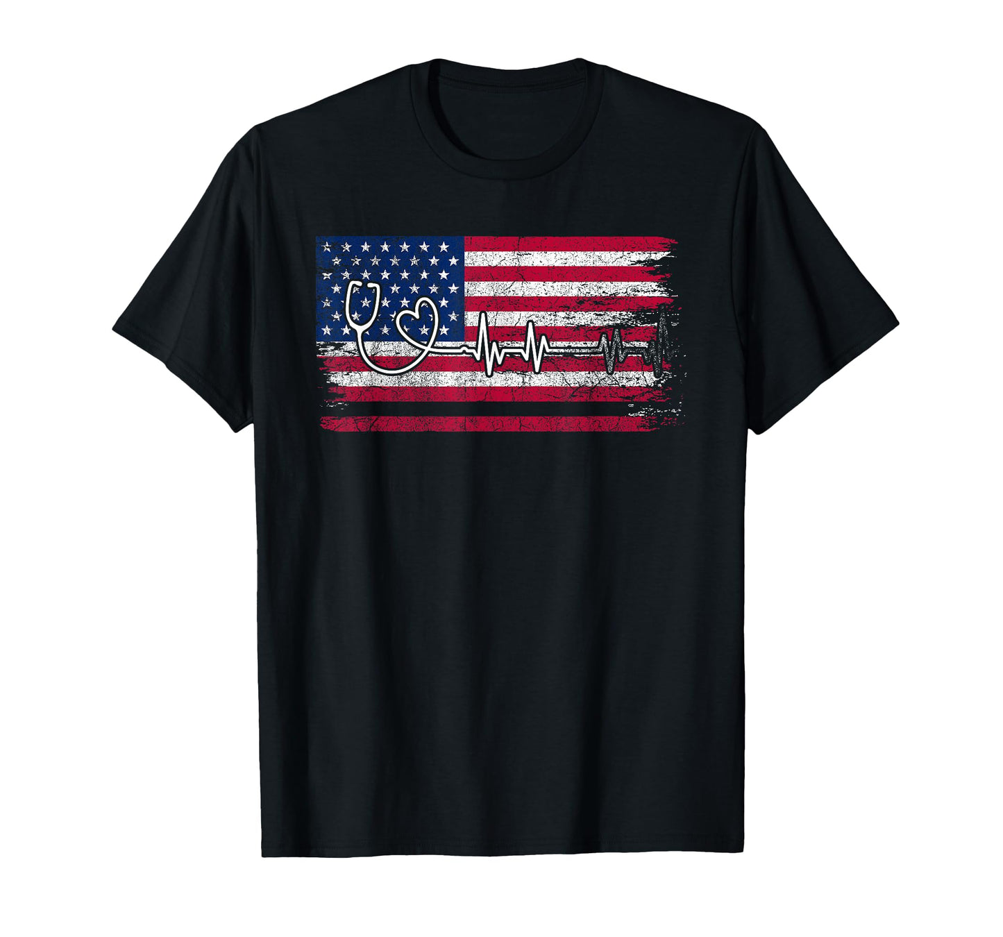 American Flag Nurse T-Shirt