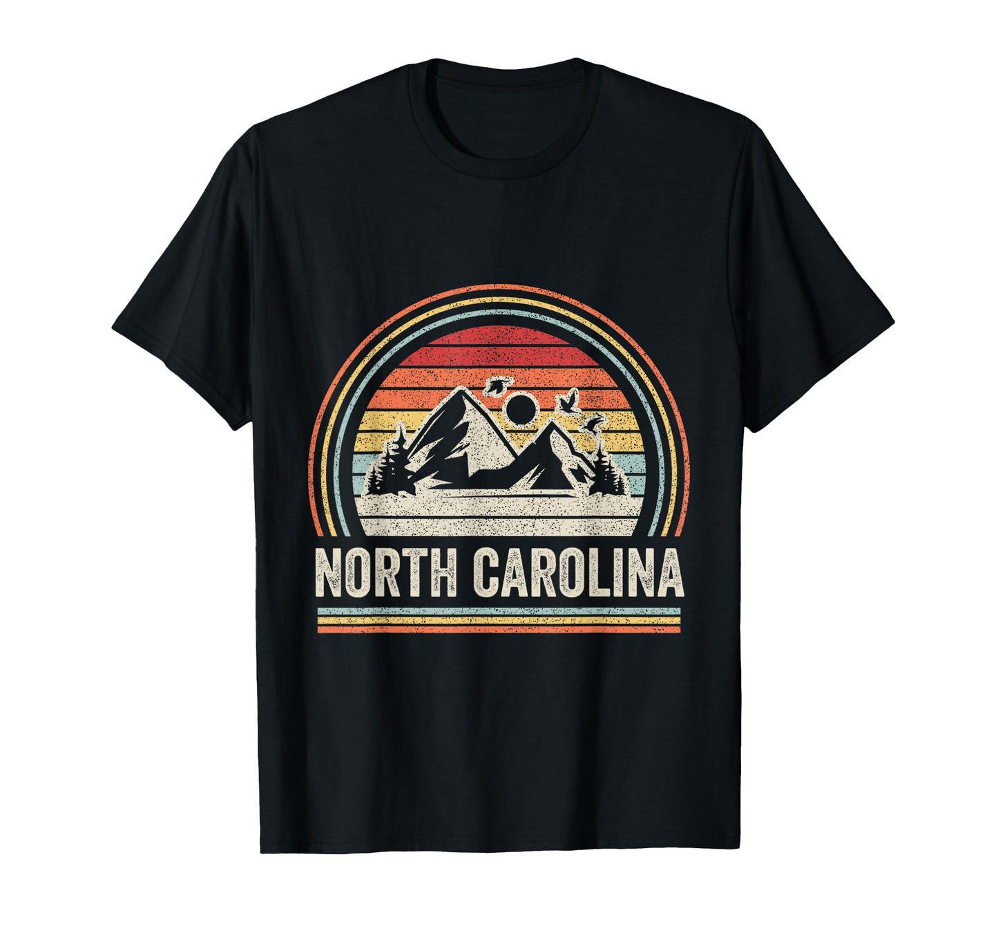 Retro Vintage North Carolina NC Mountains T-Shirt