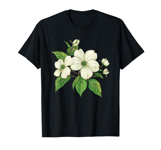 Dogwood Flowers Vintage T-Shirt