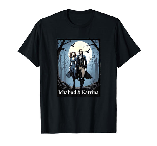 Ichabod Crane & Katrina Van Tassel of Sleepy Hollow T-Shirt
