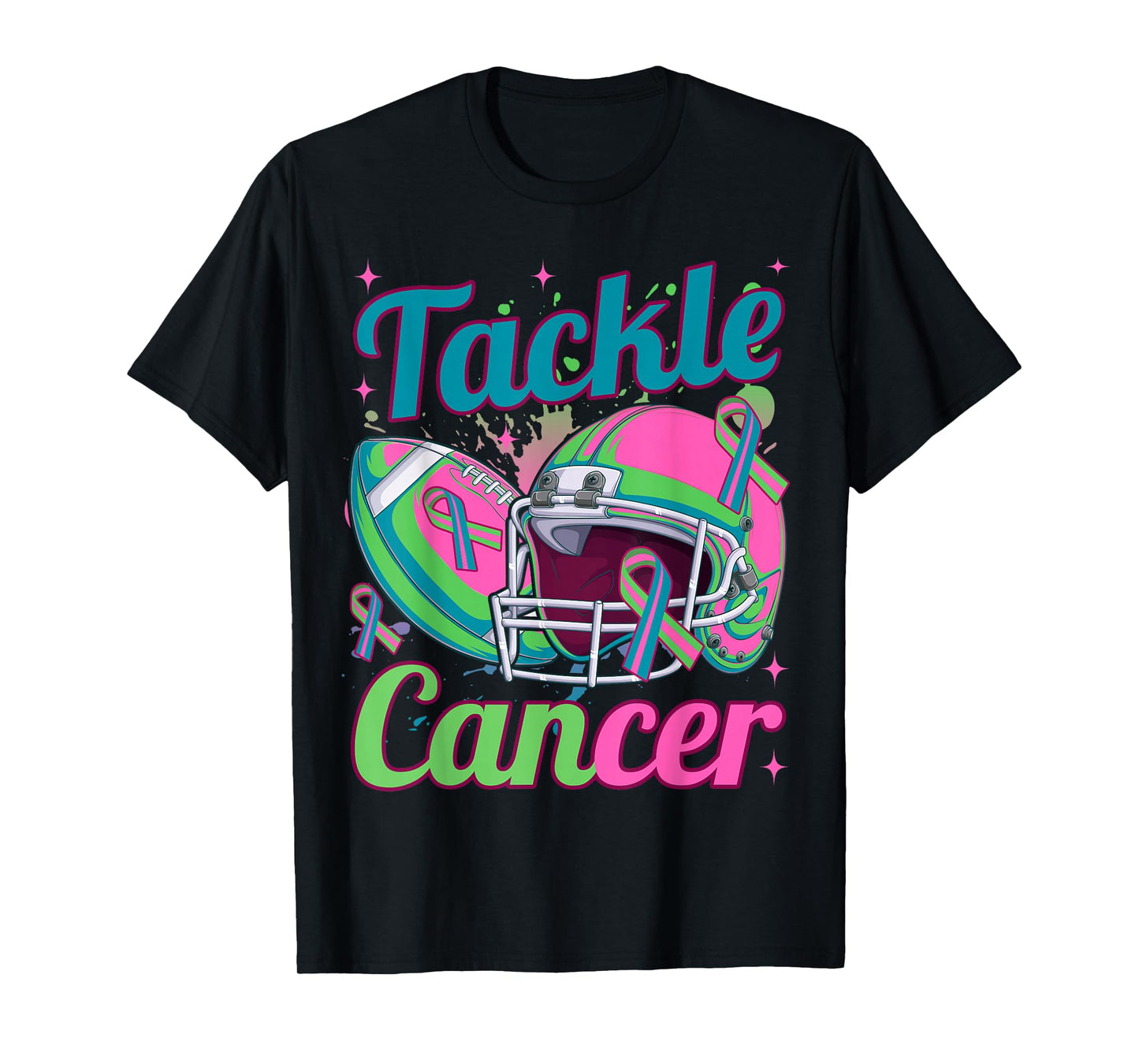 Tackle Metastatic Breast Cancer Awareness Football Women T-Shirt
