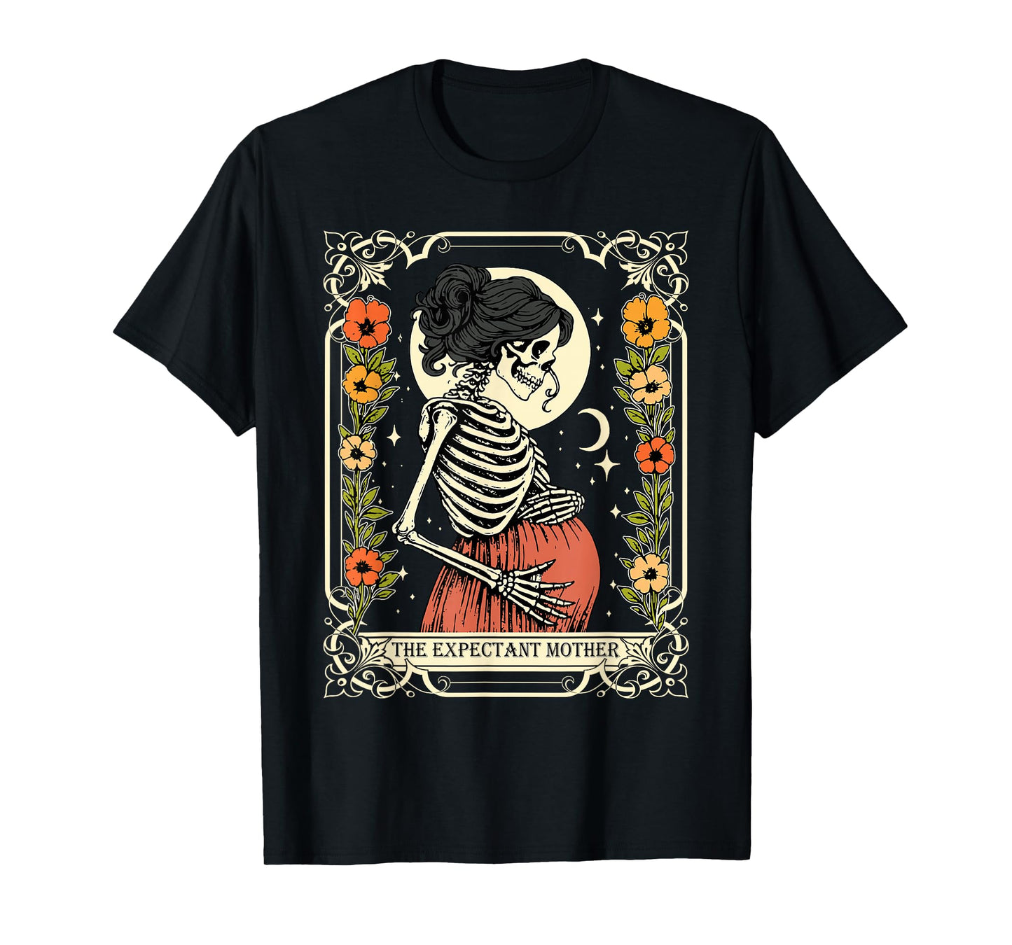 The Expectant Mother Halloween Pregnancy Pregnant Spooky Mom T-Shirt