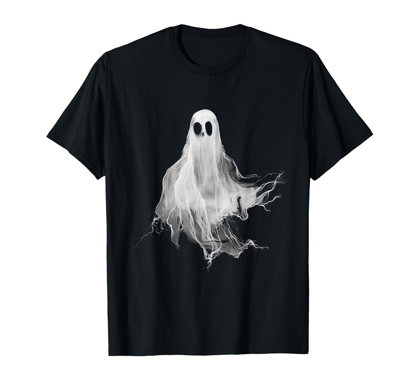 Ghost Horror Spooky Spirit Scary Halloween Goth Aesthetic T-Shirt