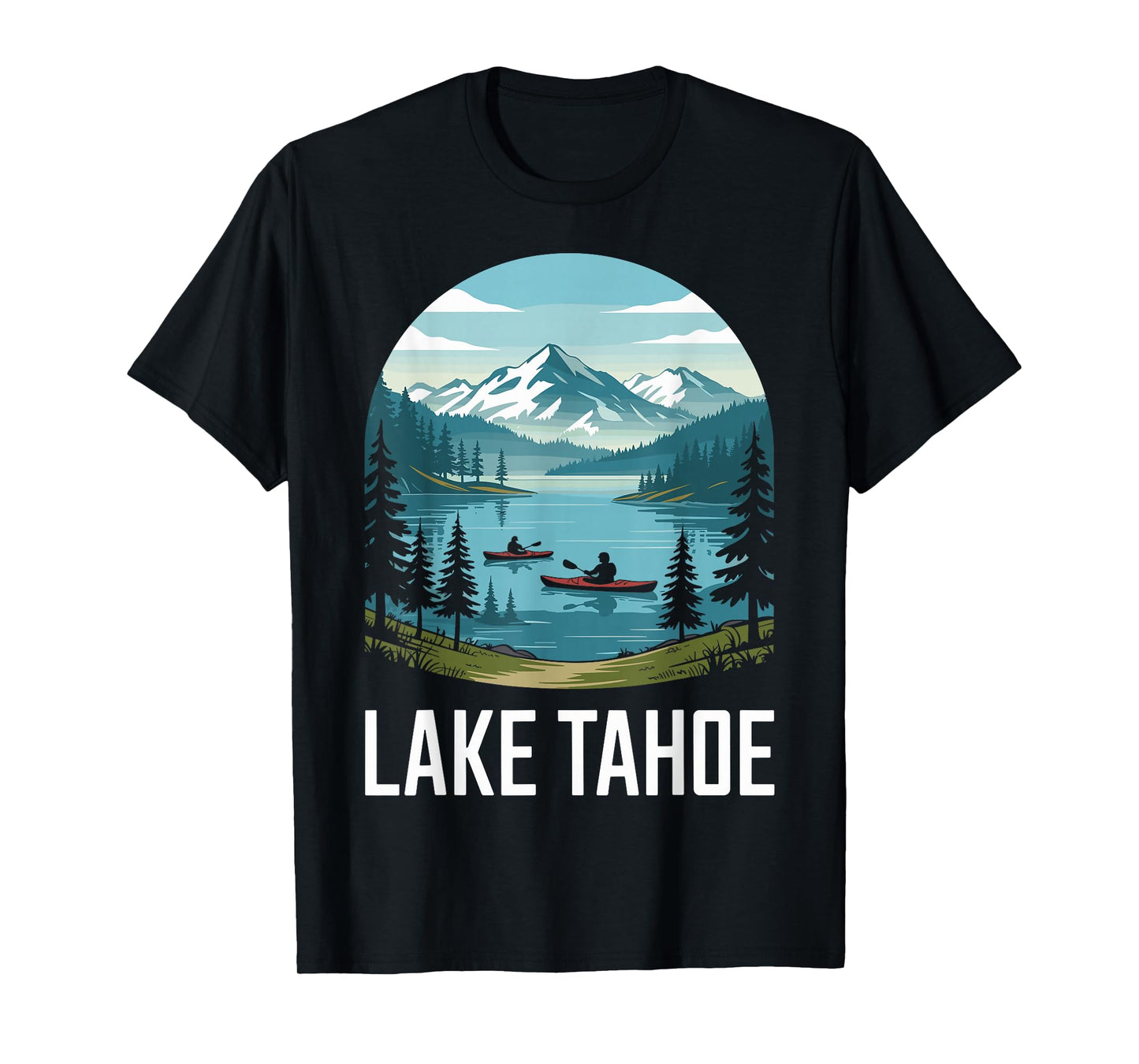 Lake Tahoe California Mountain Lake Adventure Graphic T-Shirt