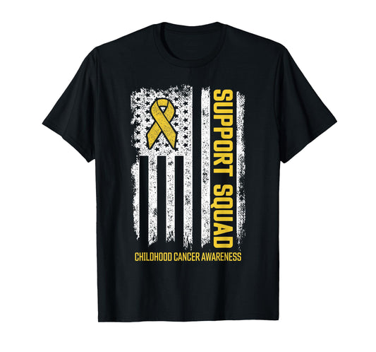 Childhood Cancer Support Squad Childhood Cancer Awareness T-Shirt