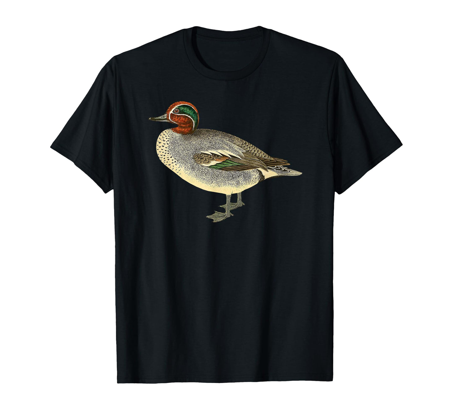 Duck T-shirt Vintage Teal Duck Graphic for Duck Lovers T-Shirt