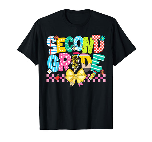 2nd Grade For Girls Boy Teacher Second Grade Back to School T-Shirt