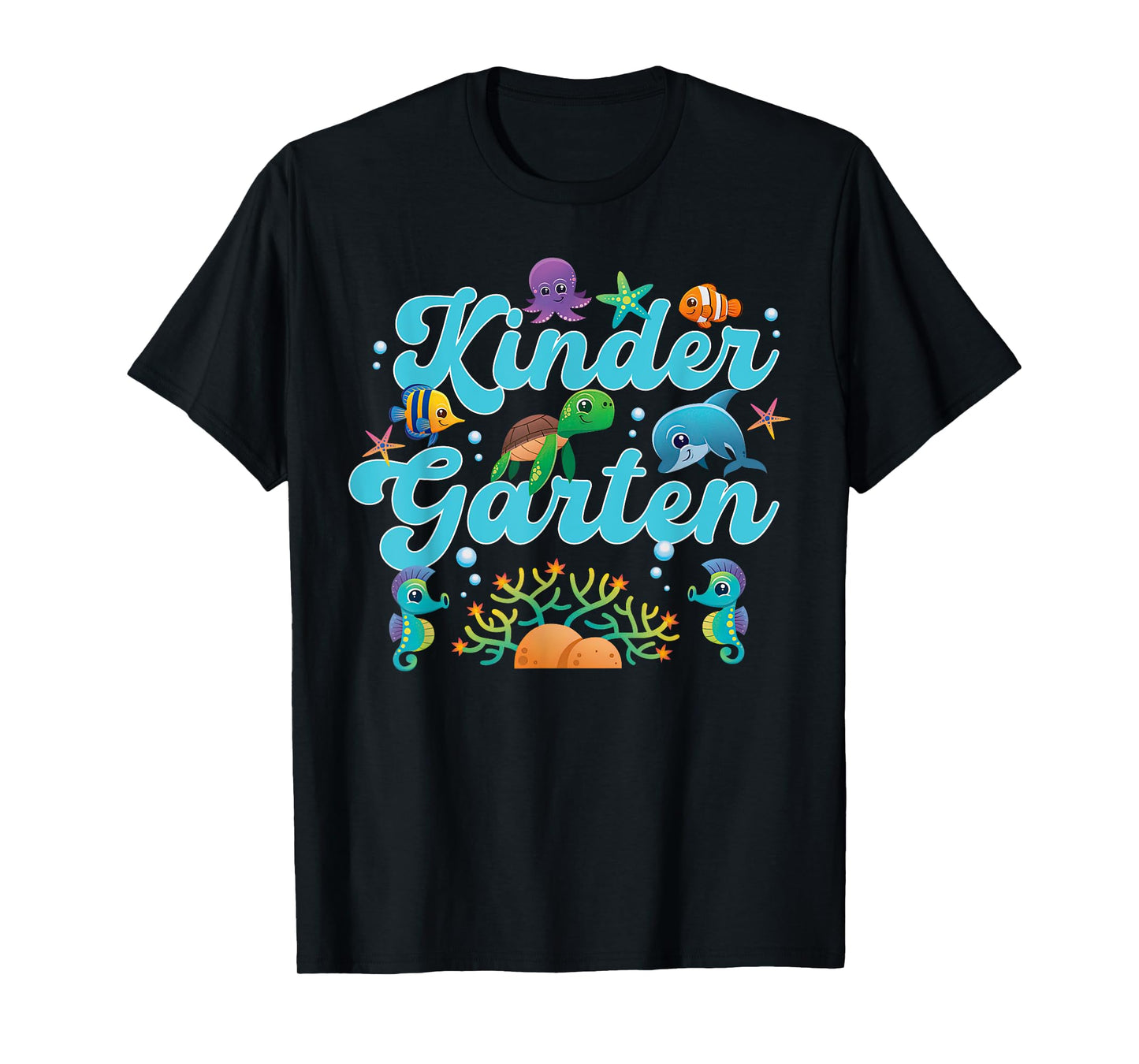 Kindergarten Teacher Sea Life Ocean Animal Lover Teach T-Shirt