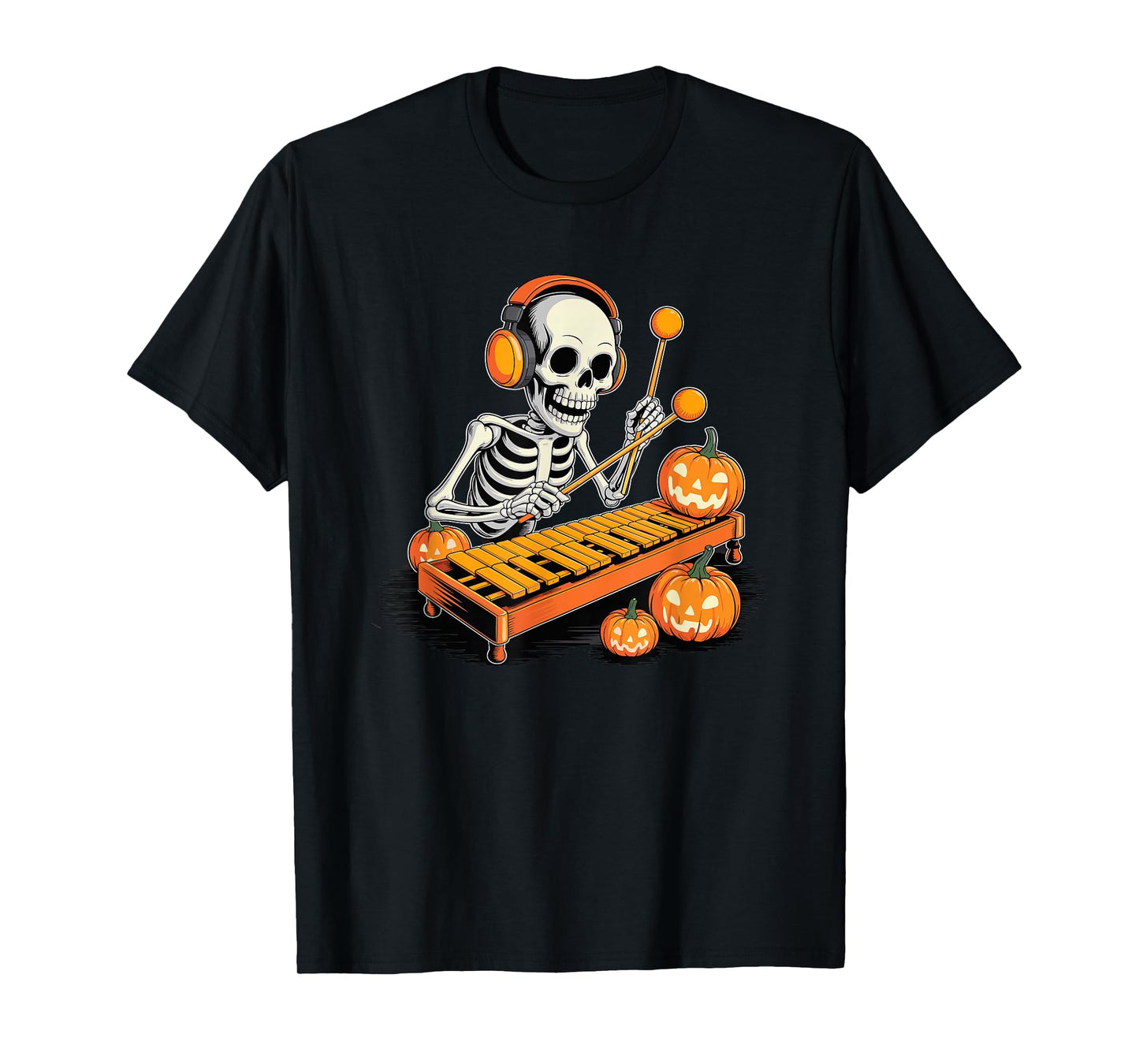 Halloween Skeleton Vibraphone Vibraphonist T-Shirt