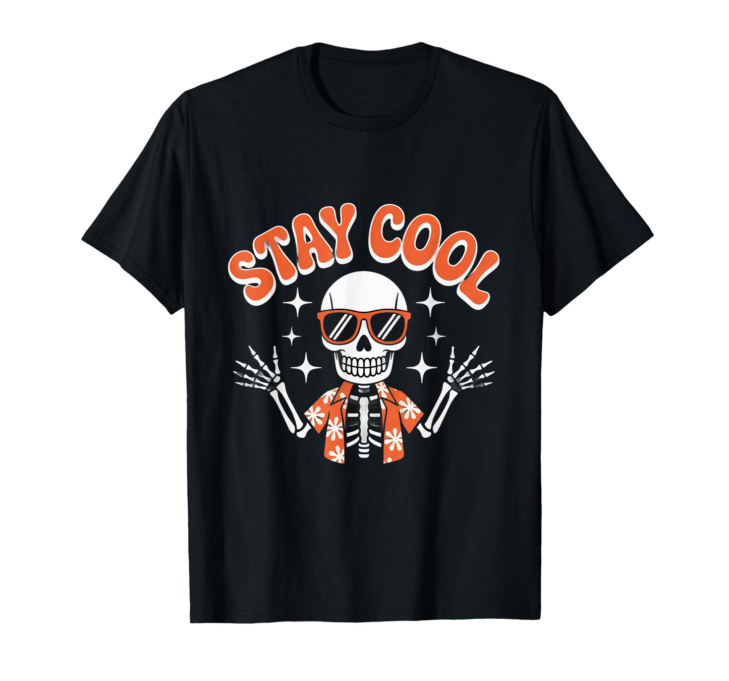 Stay Cool Man Cool Skeleton Meme – Stay Chill and Ride T-Shirt