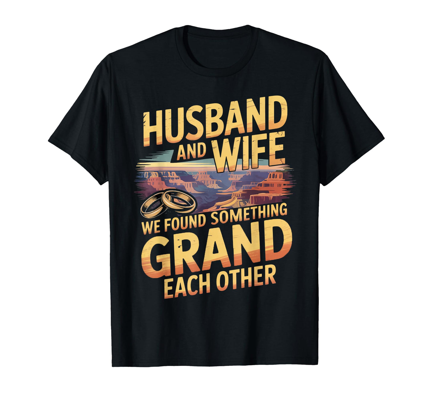 Husband And Wife Family Trip Grand Canyon National Park T-Shirt