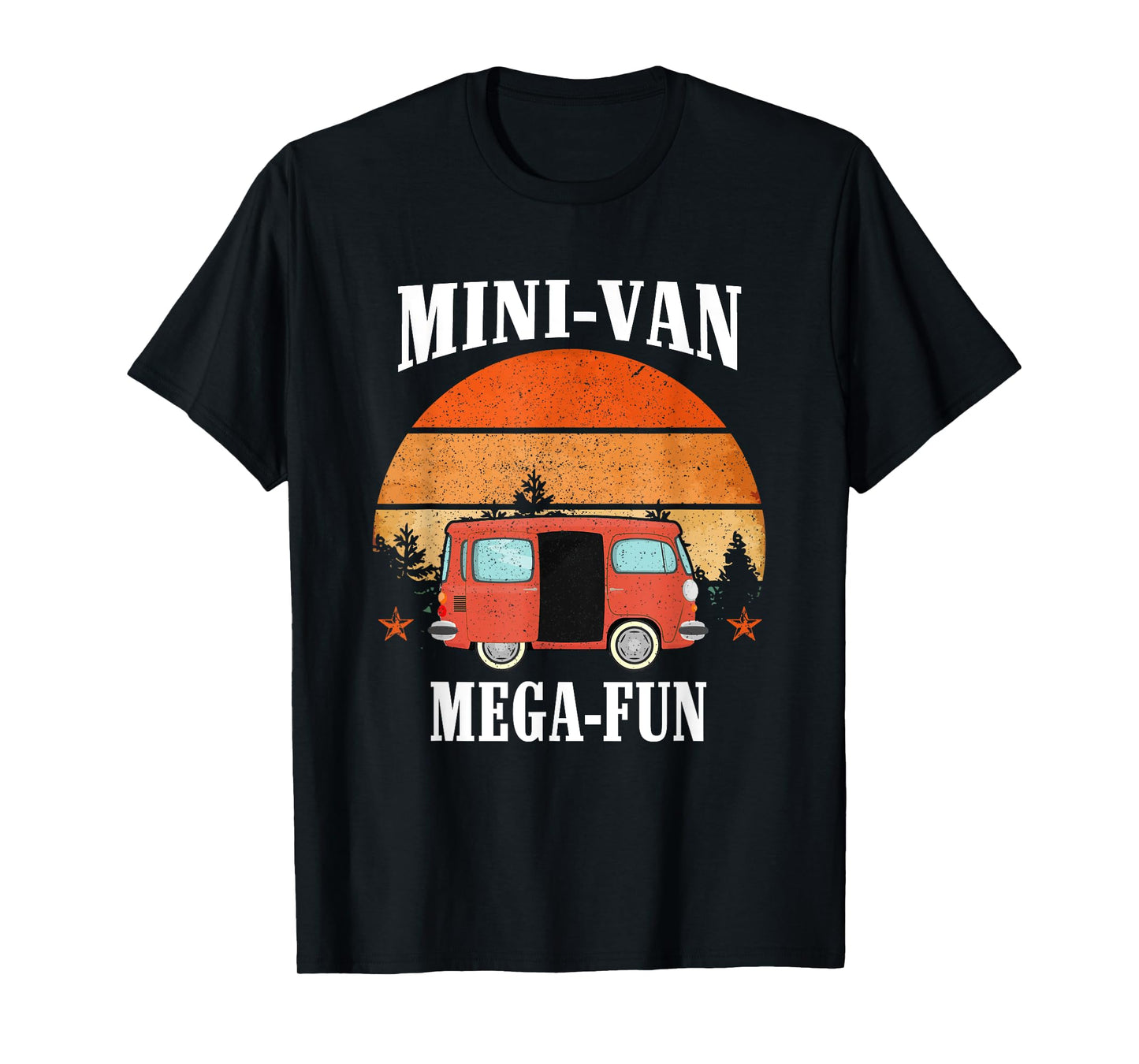Mini Van Mega Fun Travel Outdoor Driving T-Shirt